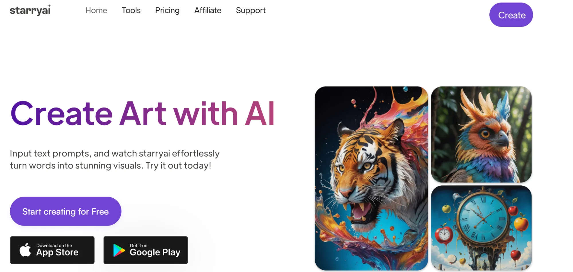 starryai Homepage