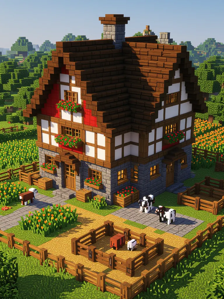 Design for Minecraft House: Best Ideas to Build Your Dream Base Block by Block