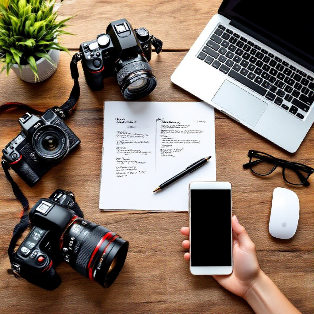 Aurora borealis over a mountain lake, generated with starryai