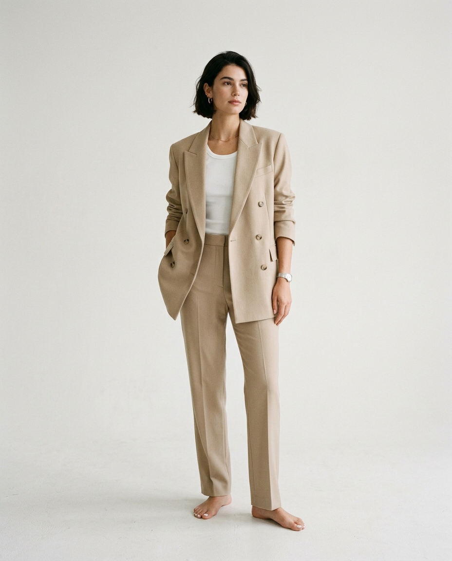 Minimalist AI outfit concept