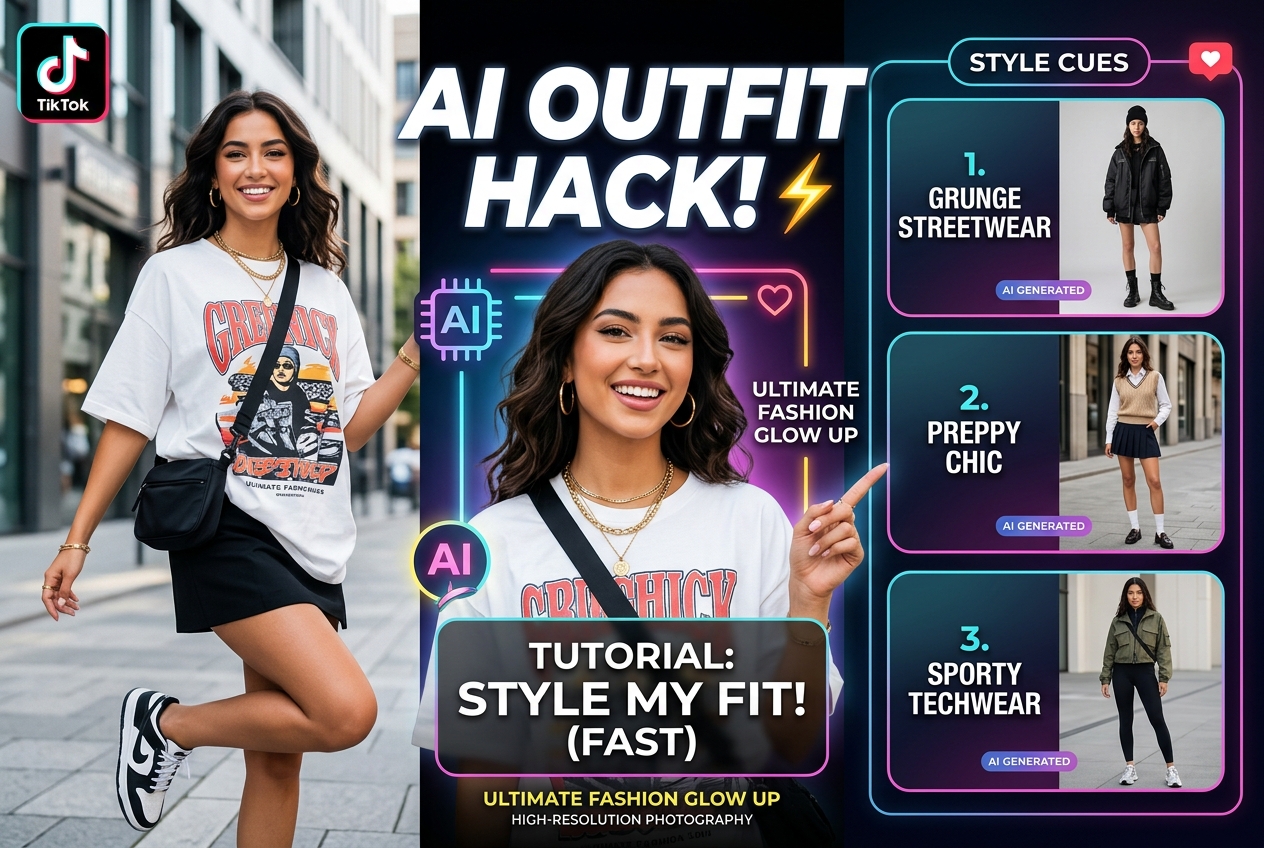 AI outfit tutorial moodboard cover