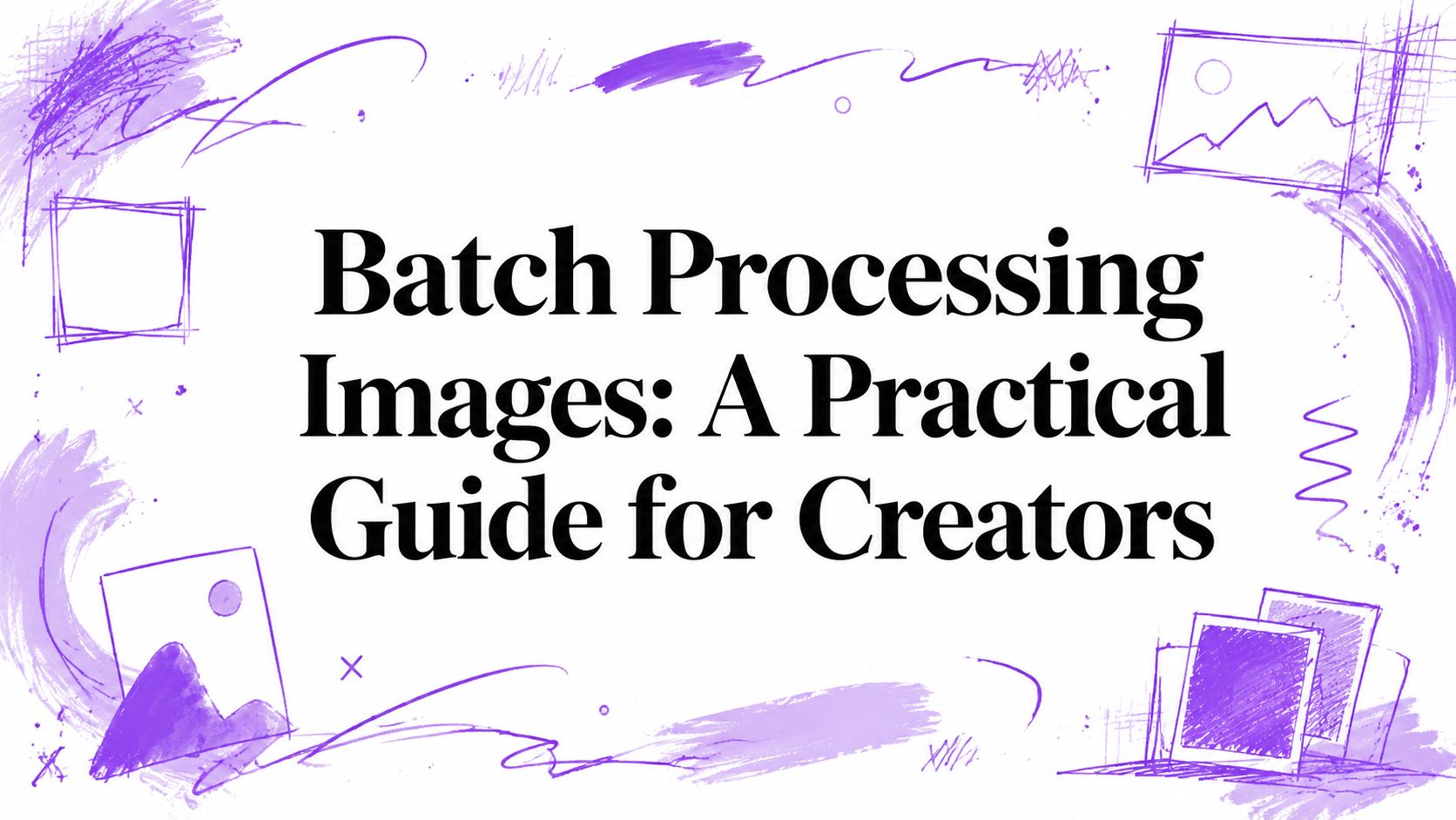 Batch Processing Images: A Practical Guide for Creators