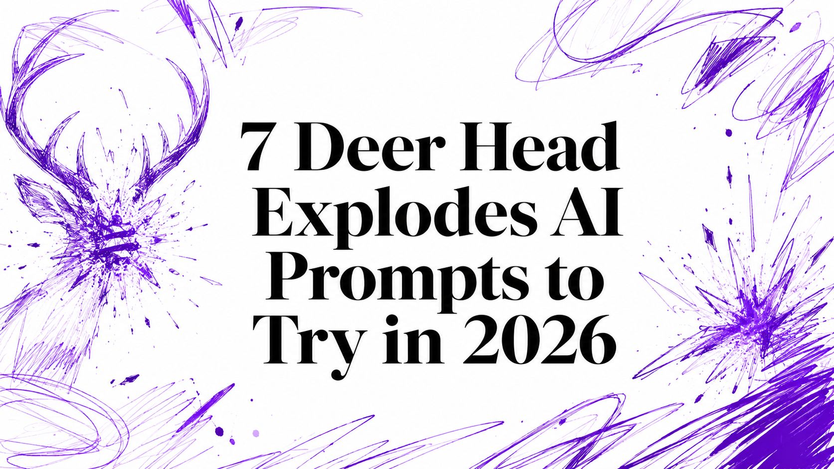 7 Deer Head Explodes AI Prompts to Try in 2026