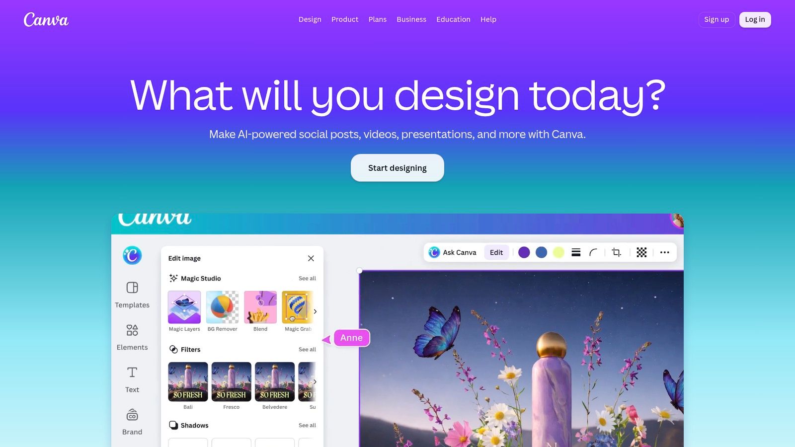 Canva Magic Media Text to Image