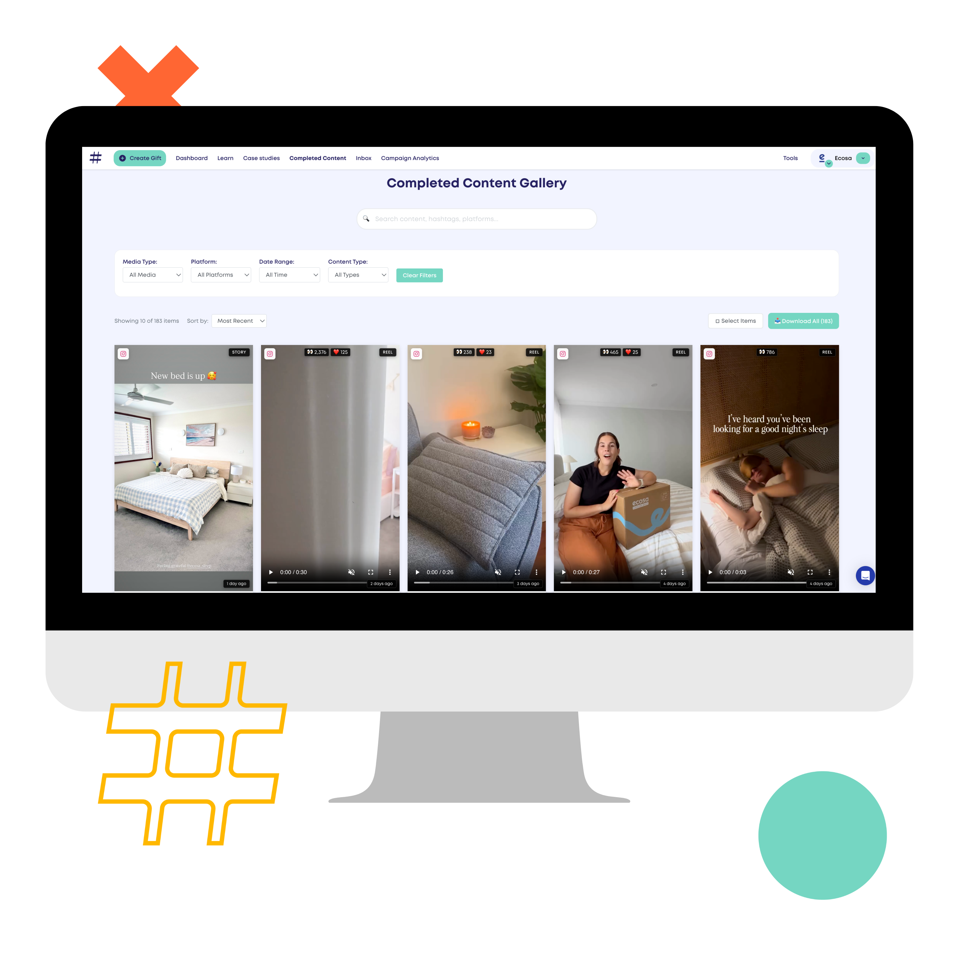 Woman in swimsuit applying skincare