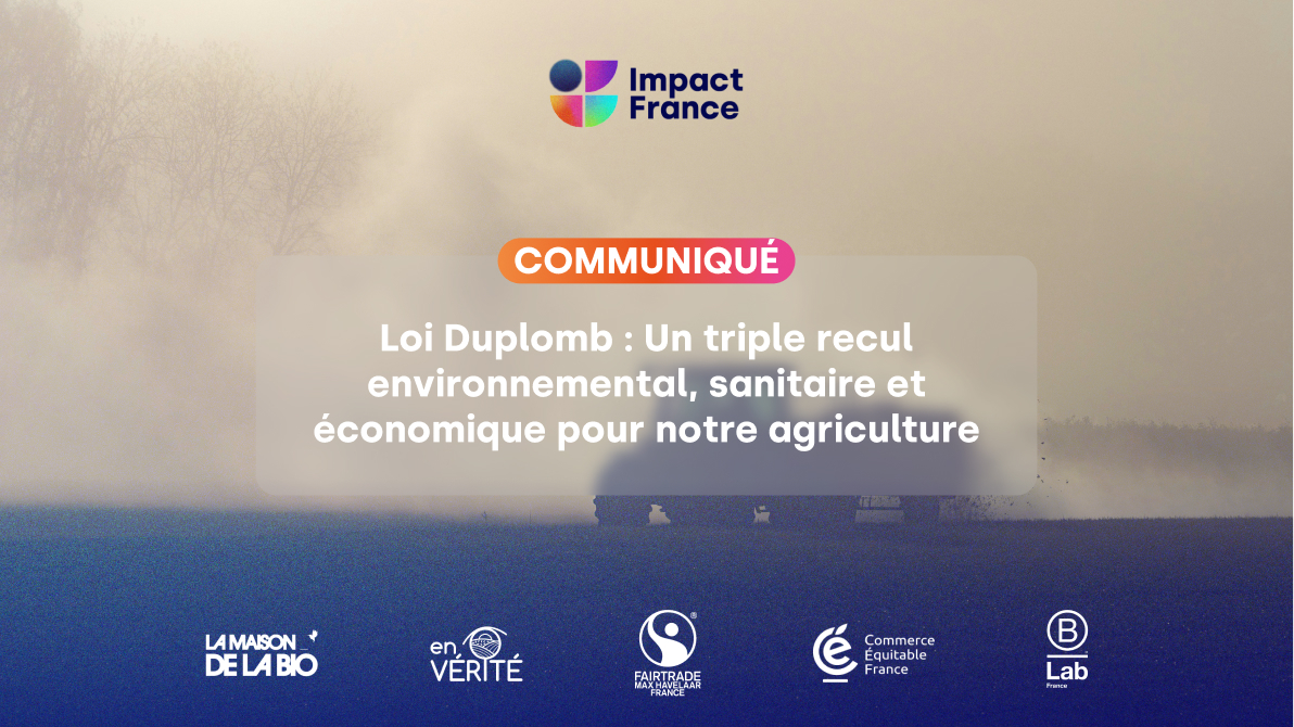 Duplomb Law: A triple setback for our agriculture in environmental, health and economic terms!