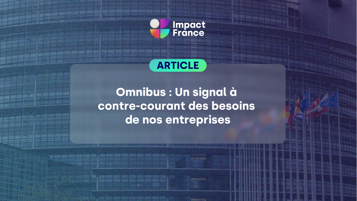 Omnibus: A signal that runs counter to the needs of our businesses