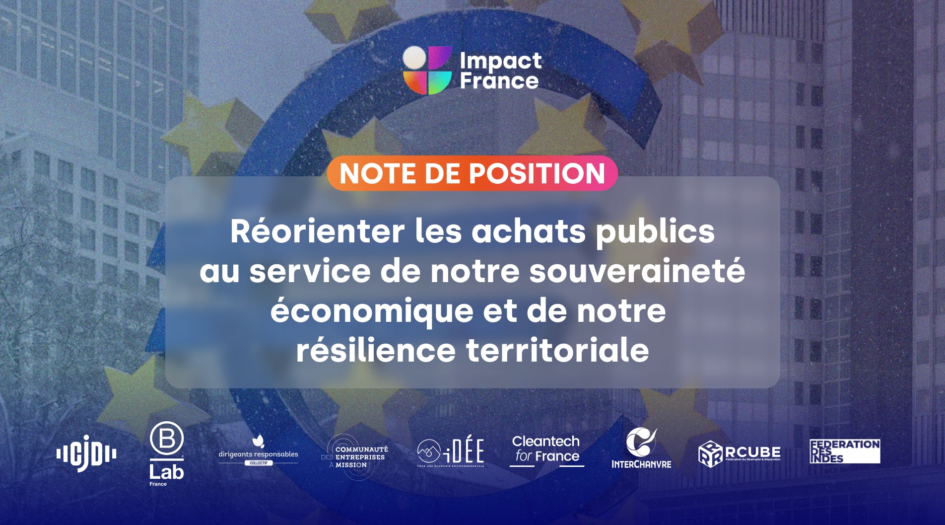 Réorienter les achats publics au service de notre souveraineté économique et de notre résilience territoriale