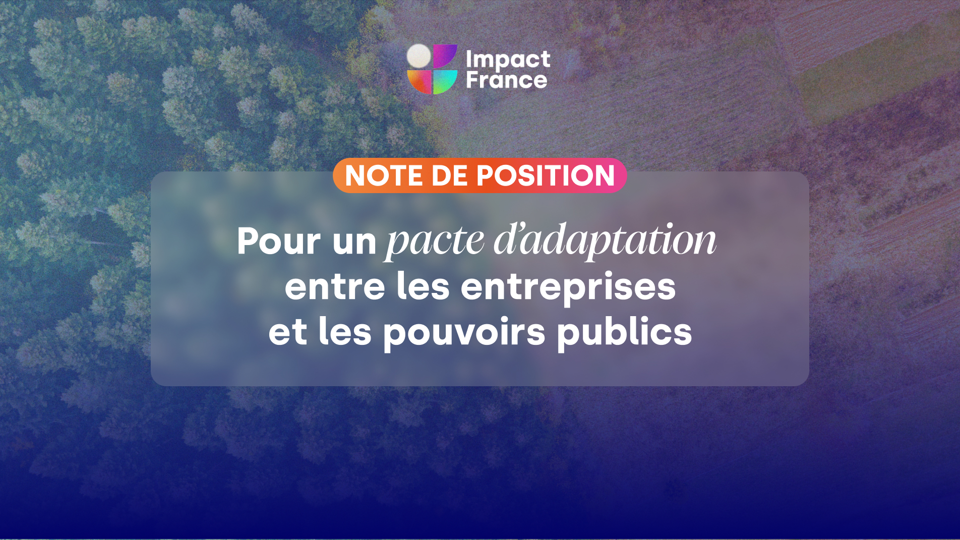 Budget 2027 : Impact France porte l'adaptation au coeur des débats