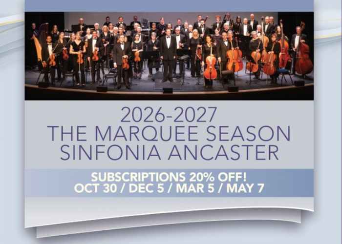 Sinfonia Ancaster 26-27 Season Subscription