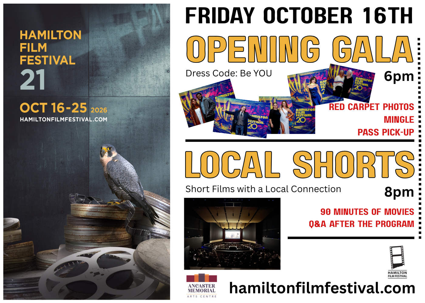 HAMILTON FILM FESTIVAL OPENING NIGHT