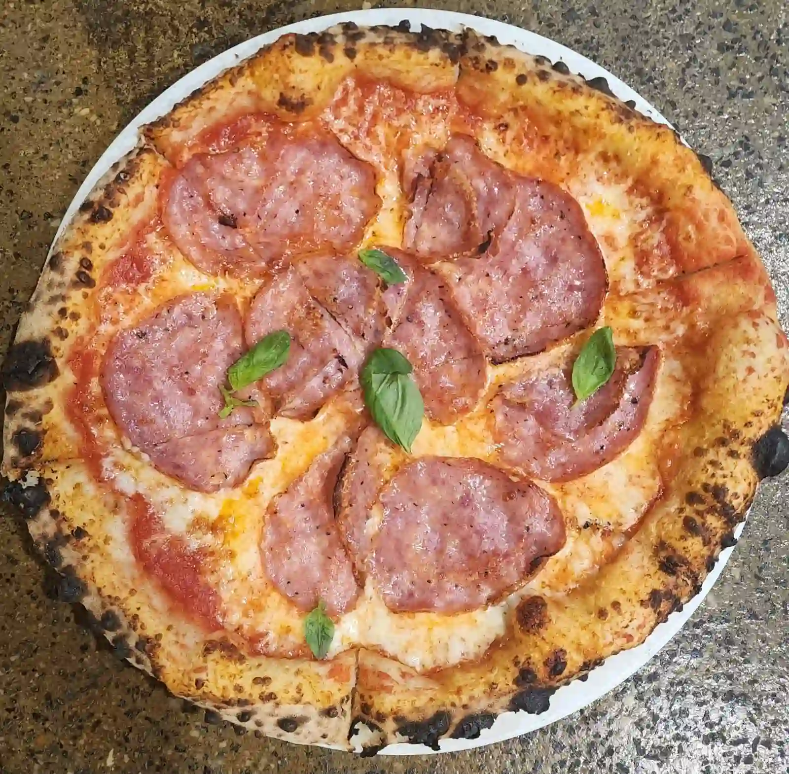 salame pizza
