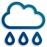 Rain cloud icon