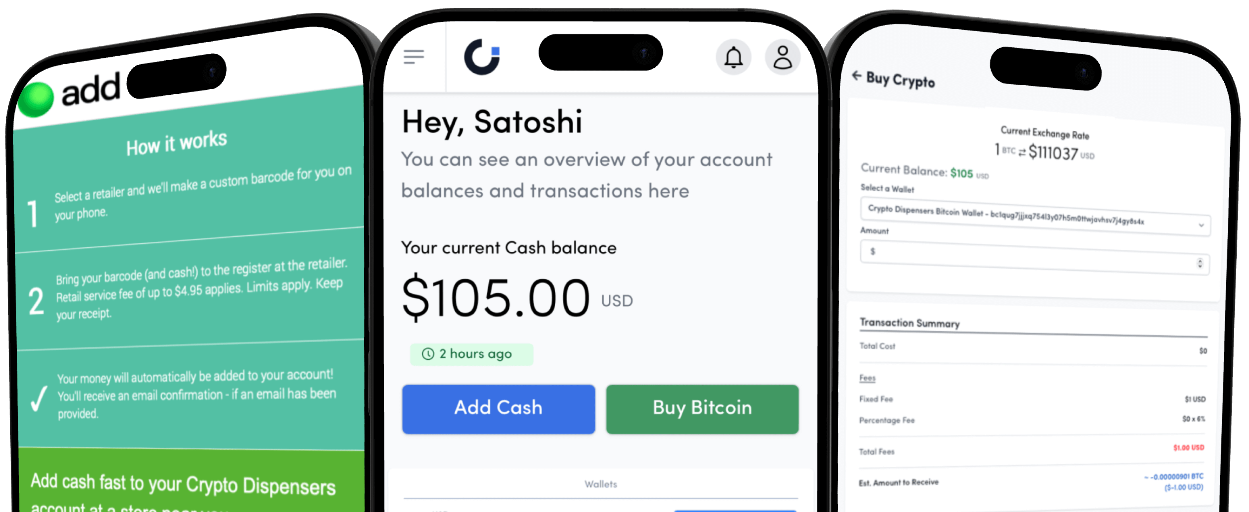 Crypto Dispensers Cash Hero Image