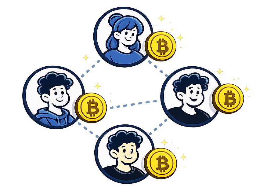Crypto Dispensers referral program illustration