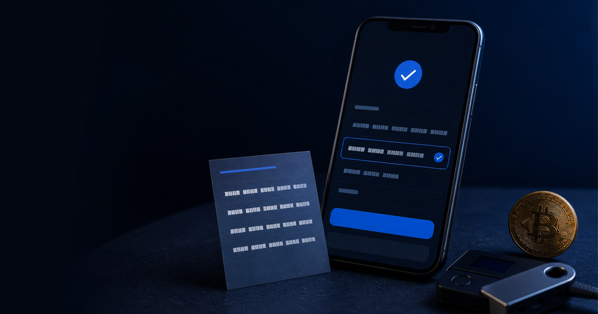 Illustration for the guide to verifying a Bitcoin wallet address