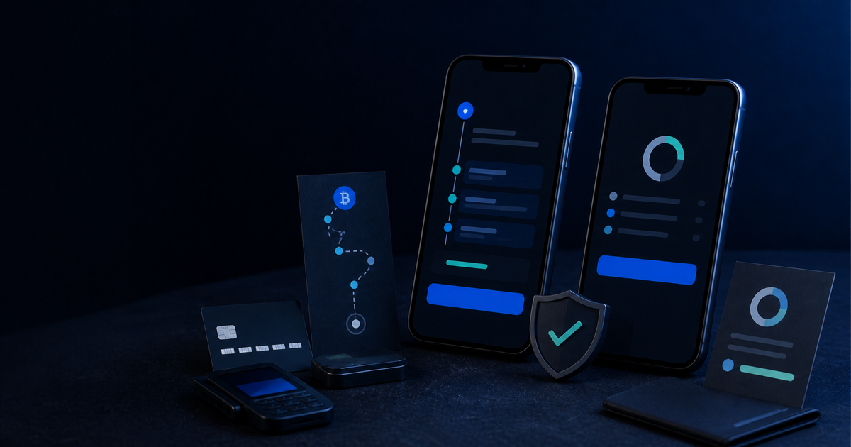 Editorial artwork comparing Crypto Dispensers and Cash App