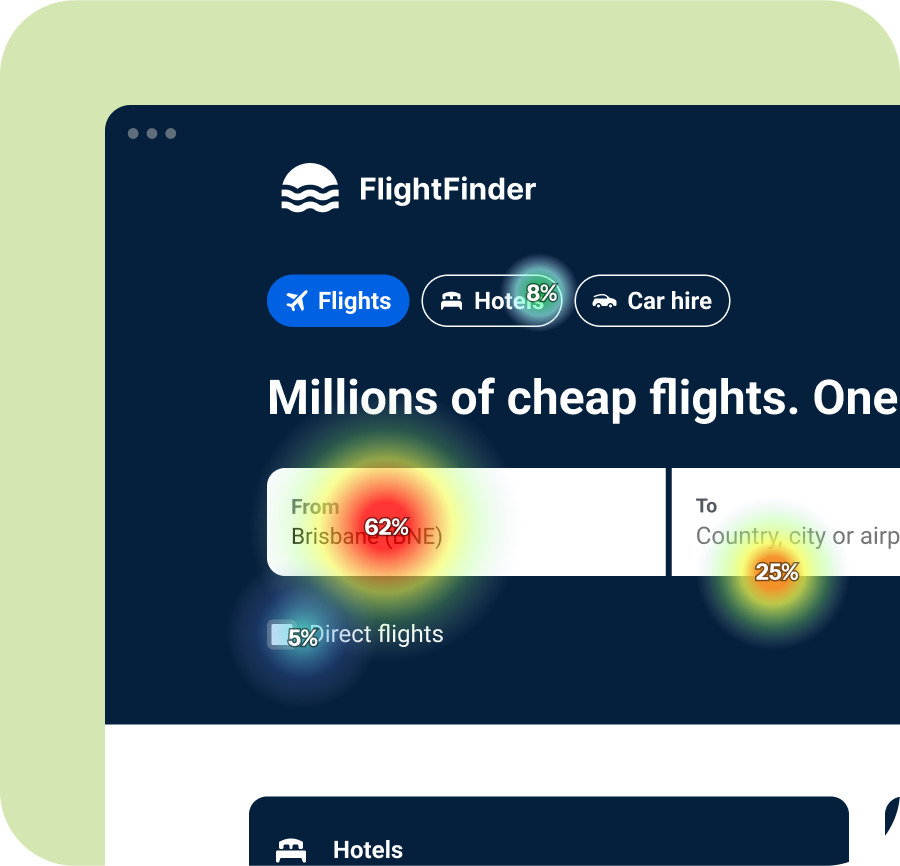 Dashboard mockup