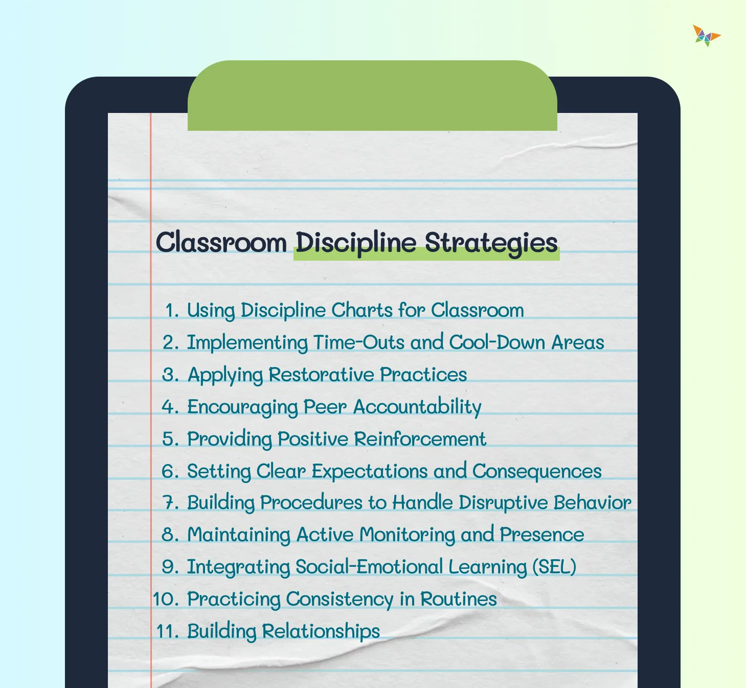 classroom discipline rules
