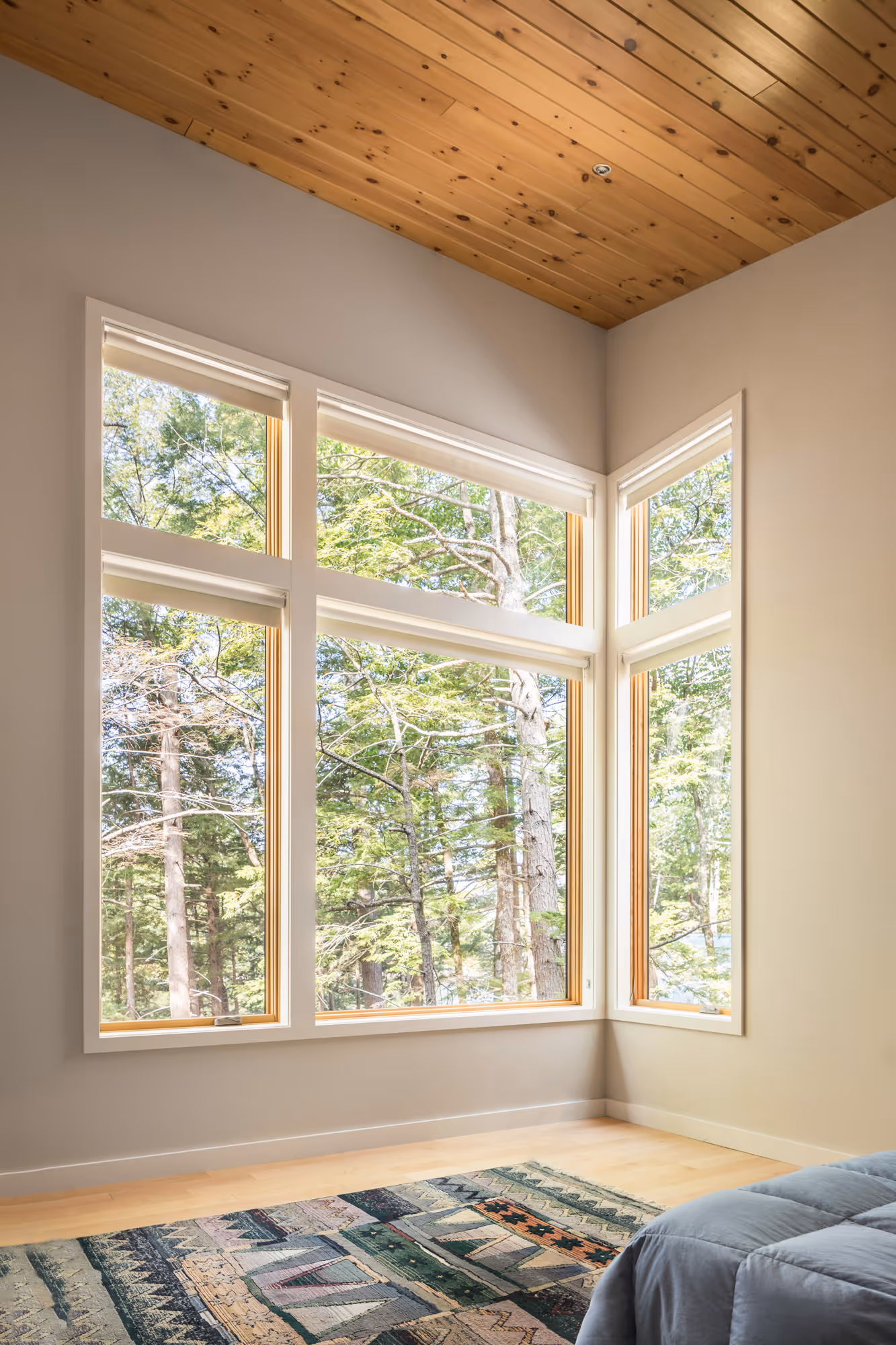 Wittemore Cove interior bedroom detail with windows