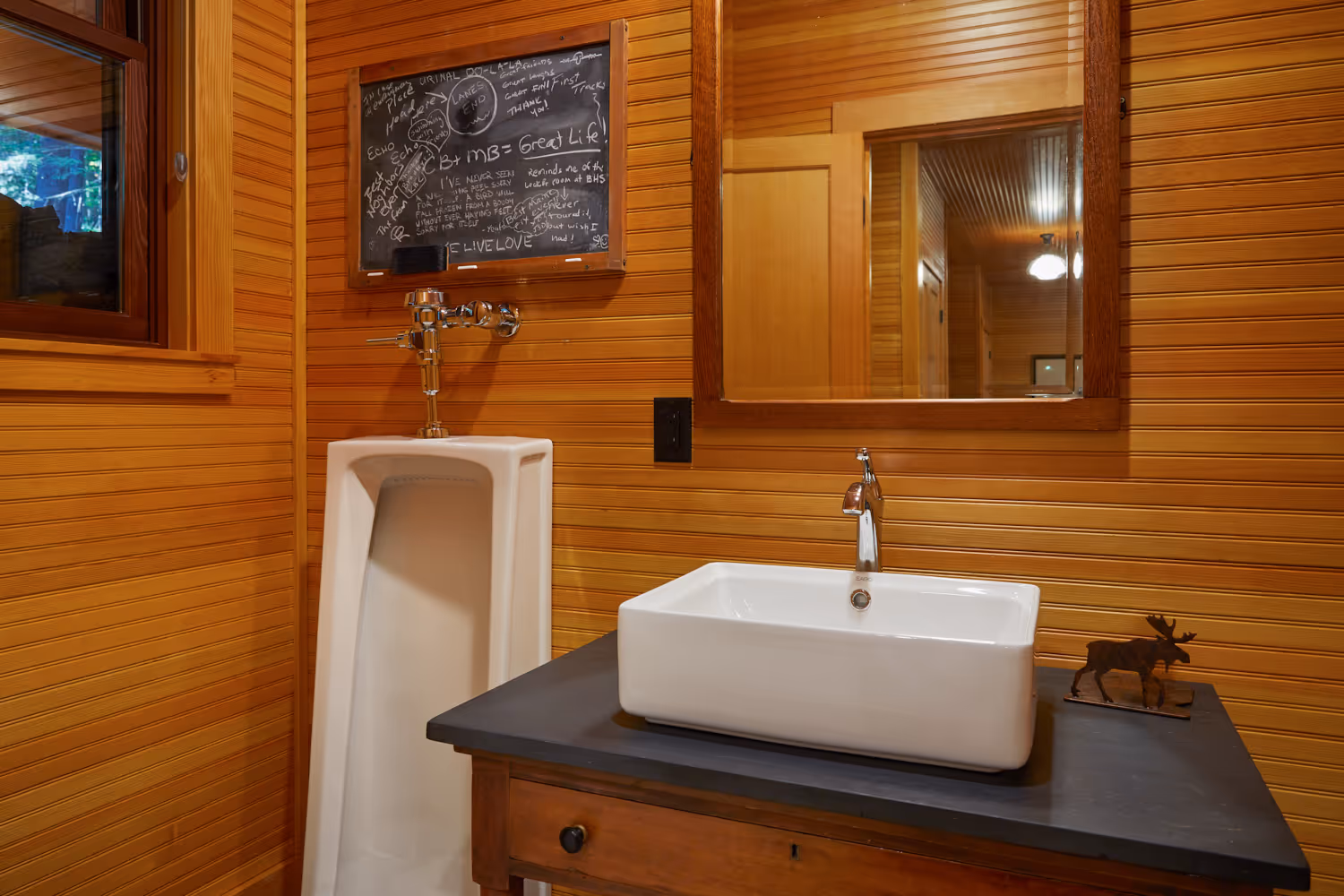 Echo Cove interior bathroom with sink and toilet