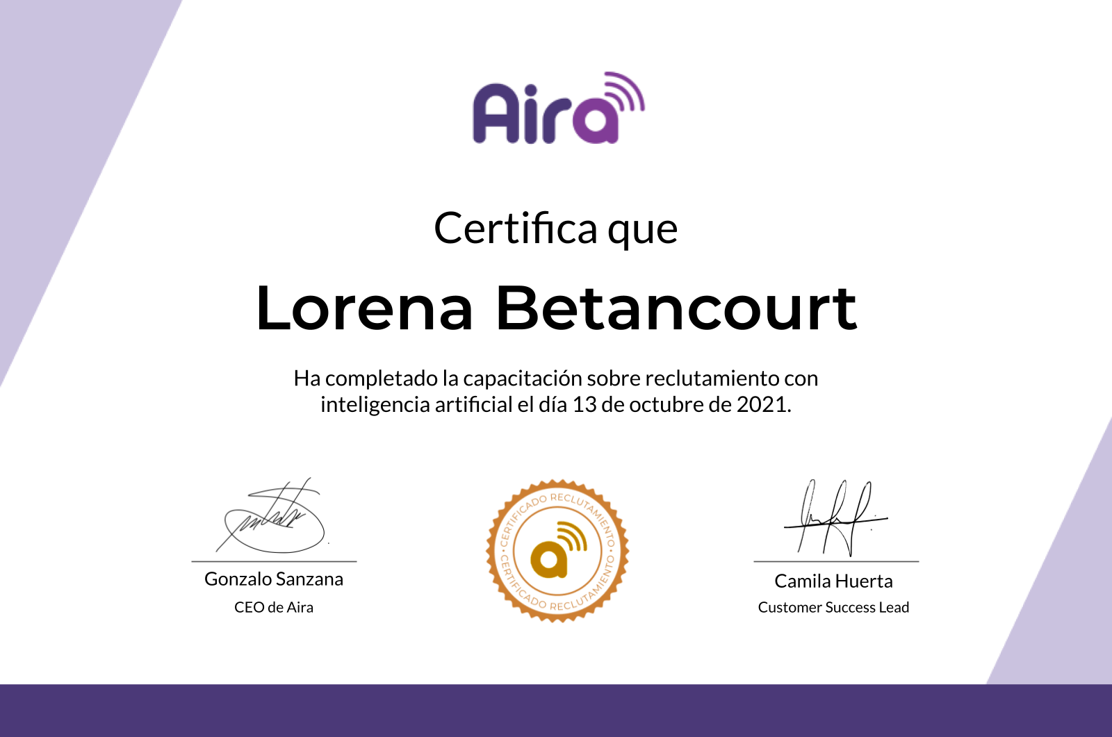 Este es tu diploma