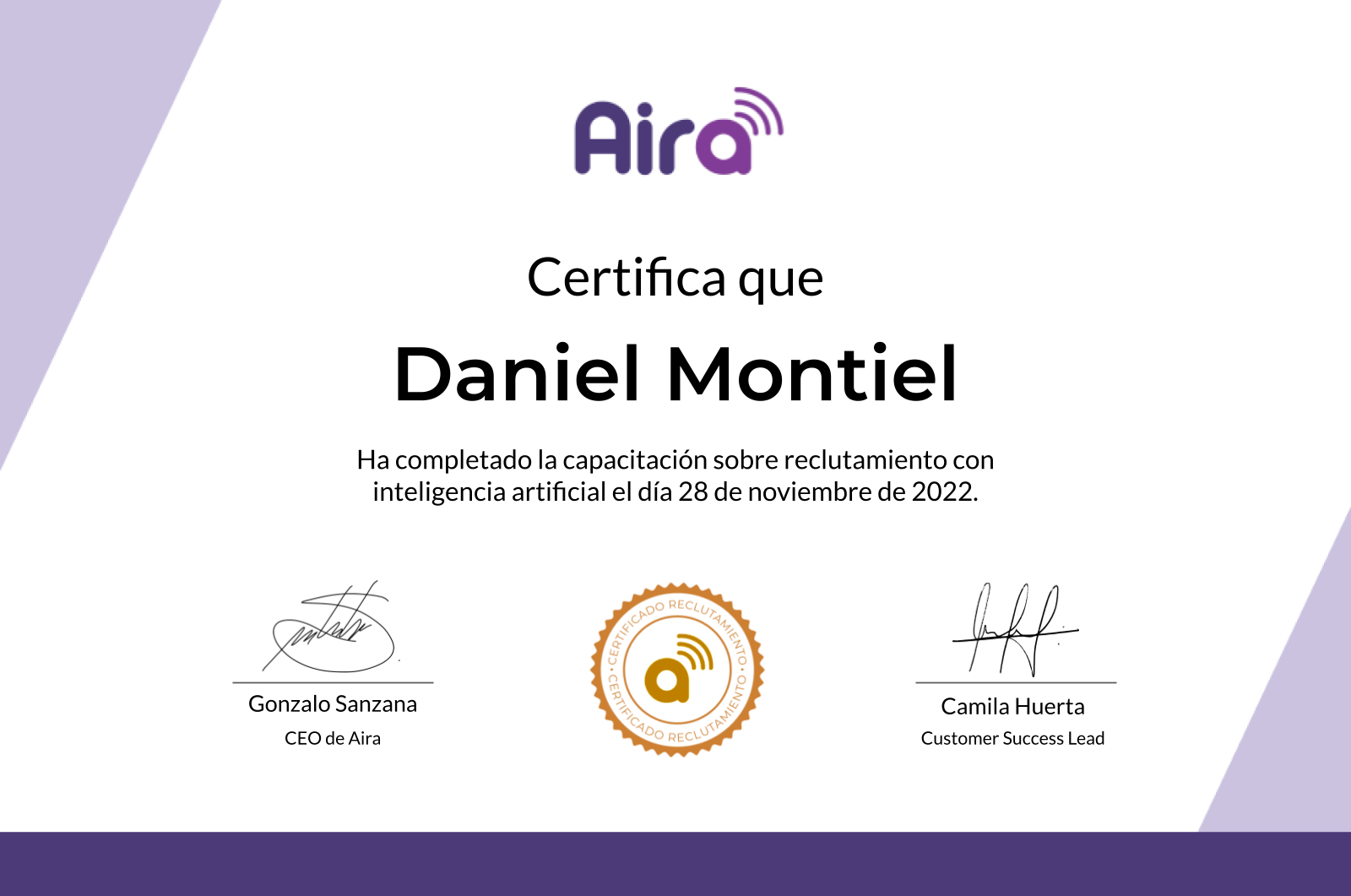 Este es tu diploma