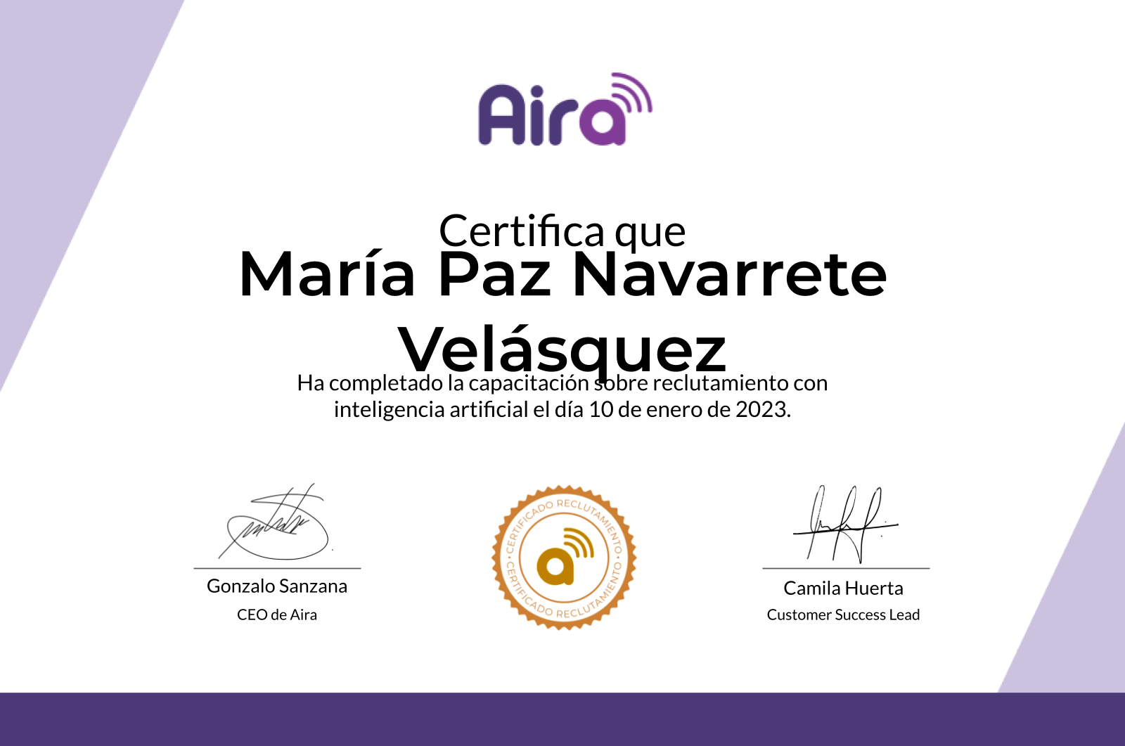 Este es tu diploma