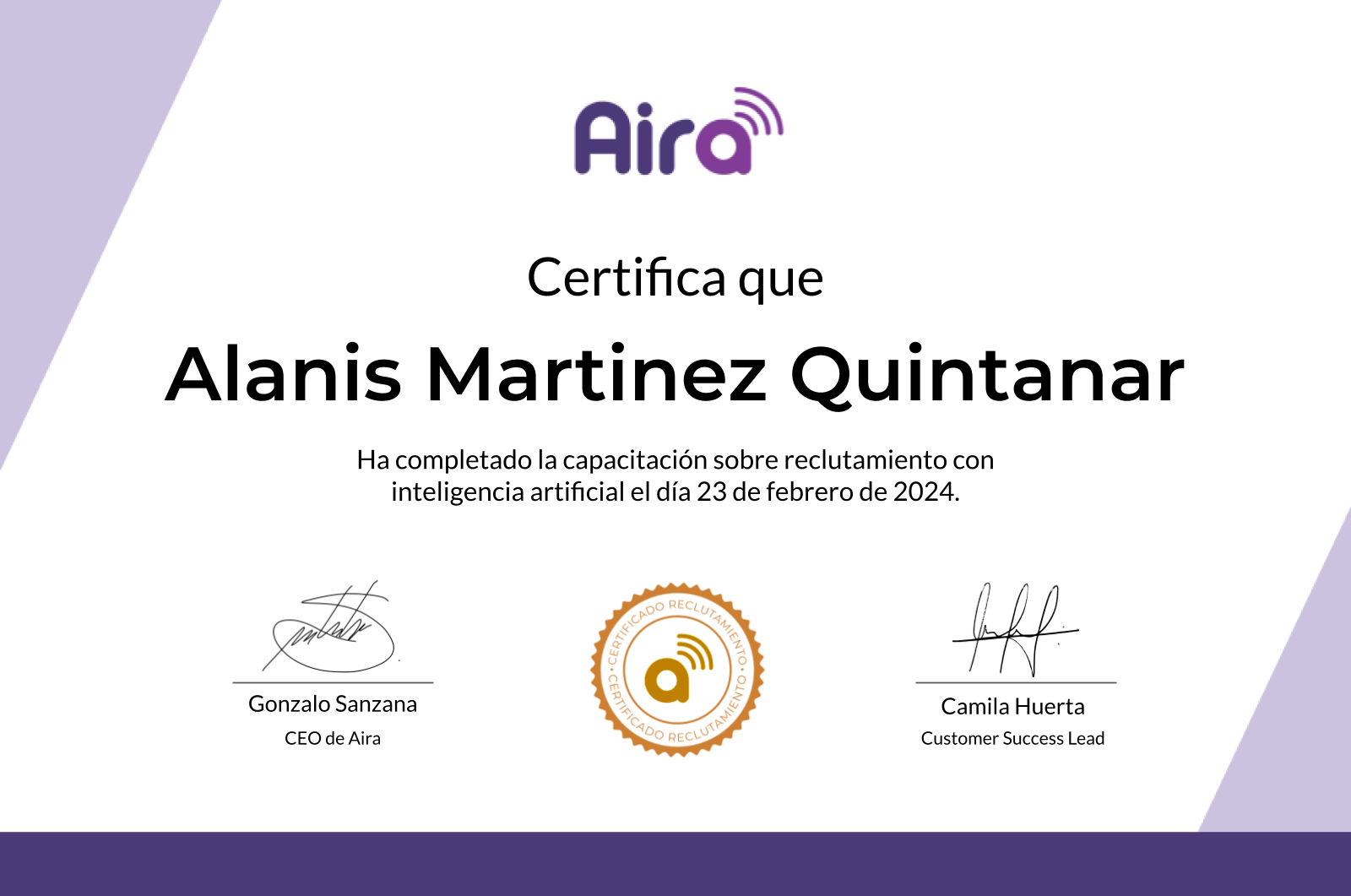 Este es tu diploma