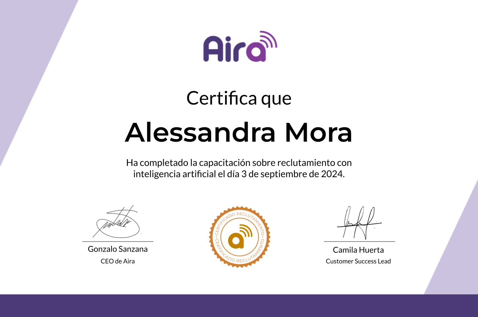 Este es tu diploma