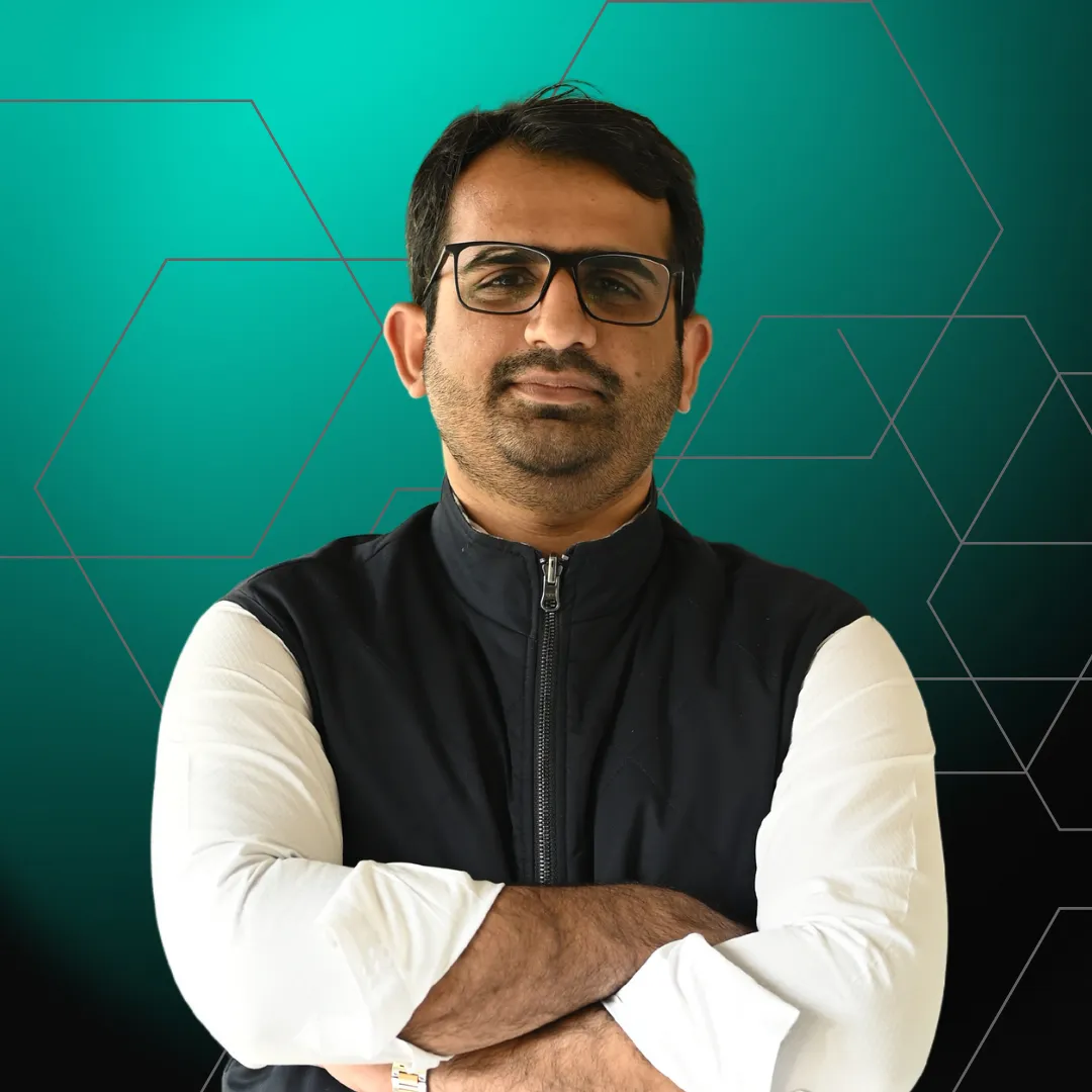 Professional headshot of Abubakar Shams, CEO & AI-First Product Strategy Lead, Vibe Coding & Scale.