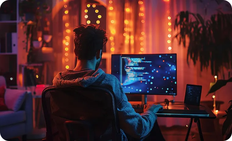 Developer building Vibe Code websites, mobile apps, and MVPs