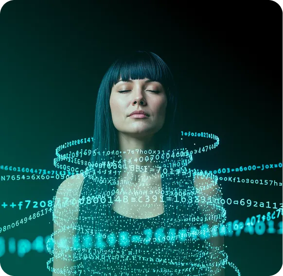 Woman thinking, analyzing the impact of video coding