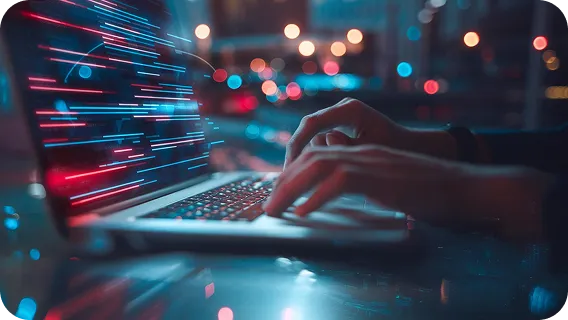 Blockchain finance services enabling faster settlements and secure transactions.