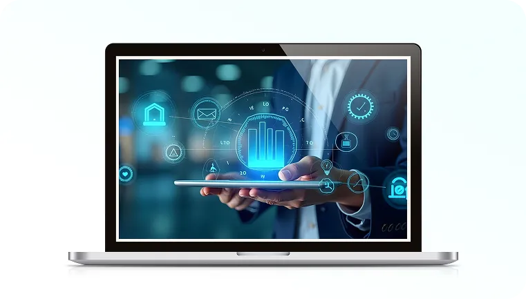 Smart contract automation reducing processing errors and boosting efficiency.