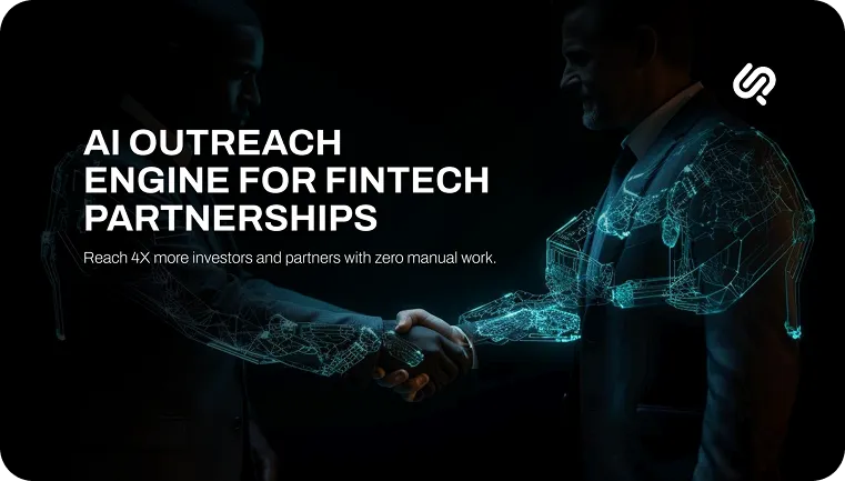 AI outsourcing engine for fintech partnerships with digital AI-powered handshake