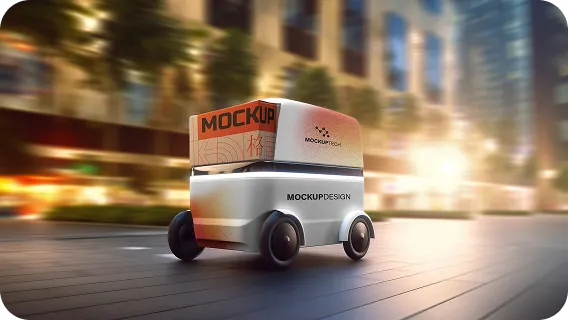 Autonomous delivery robot in a SaaS logistics system powered by cloud modernization