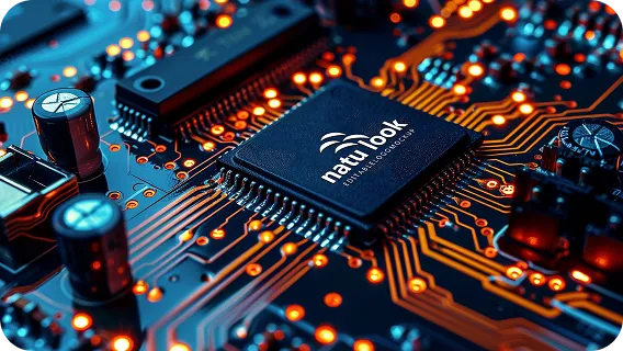 Microchip on circuit board symbolizing product modernization for scaling digital platforms
