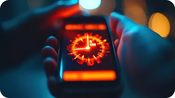 Mobile app security interface illustrating legacy application modernization process