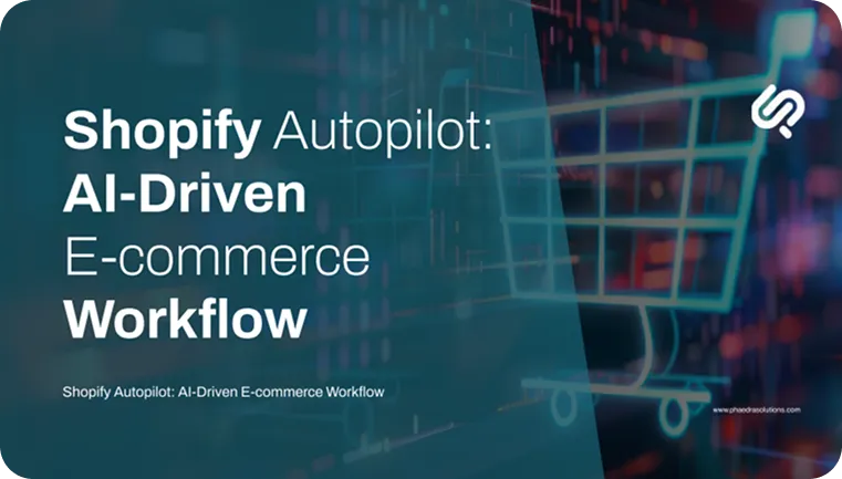 Shopify Autopilot AI driven e commerce workflow dashboard interface