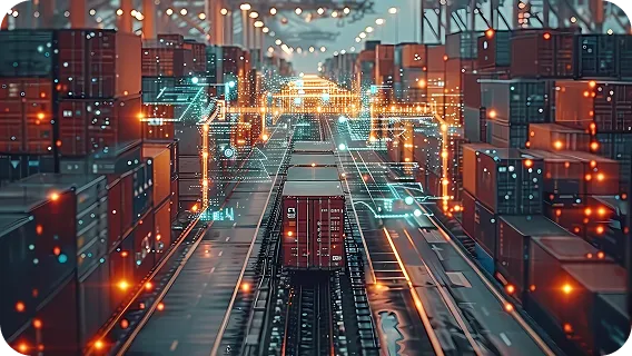 Smart logistics hub using artificial intelligence solutions for cargo tracking