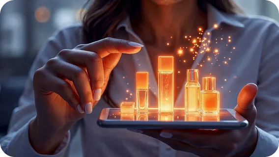 Ecommerce analytics dashboard on mobile powered by ai predictive model development