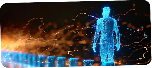 Digital human visualizing LLM prompt optimization for stable behavior across multiple AI models