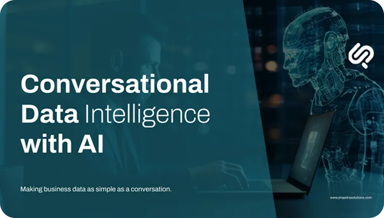 AI conversational data intelligence answering questions from business data case study