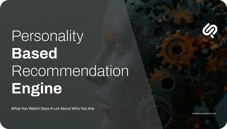 Personality based recommendation engine with ai agent platform development concept