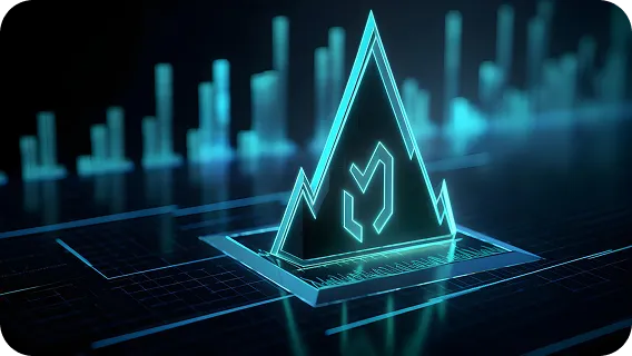 Futuristic dashboard interface showing ai agent platform development concept