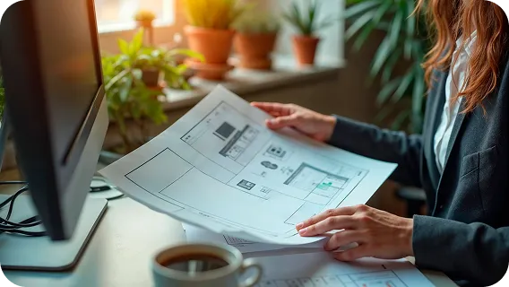 real estate web design for property listings, virtual tours, and lead capture