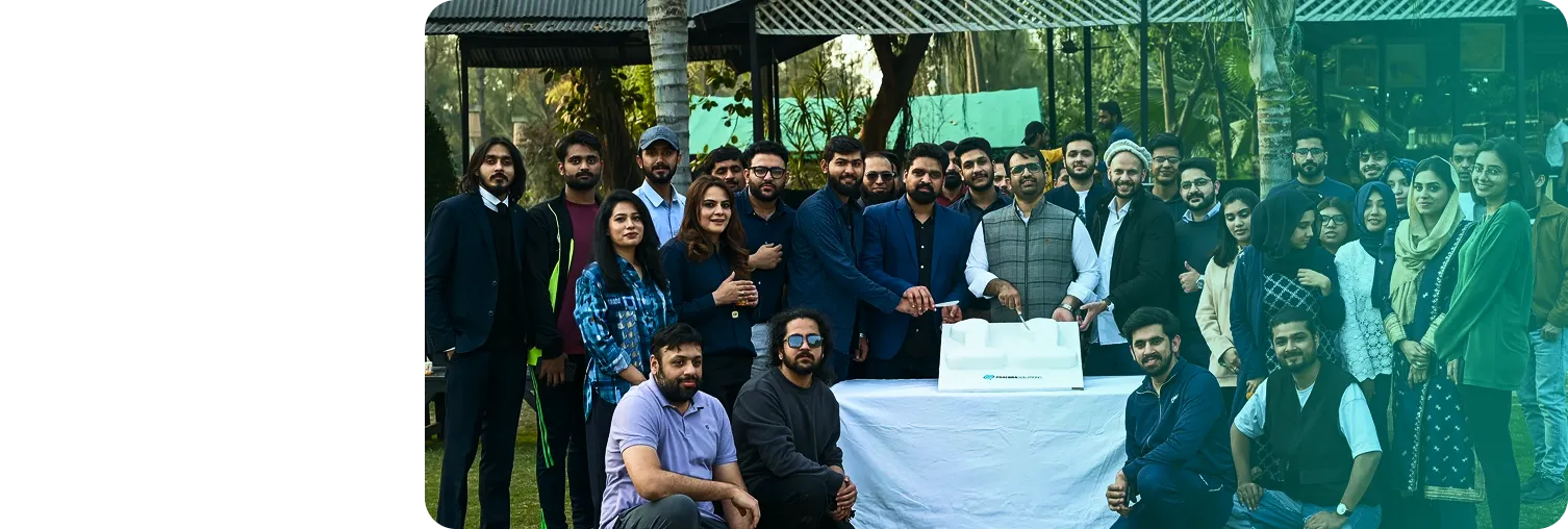 Phaedra Solutions Teams celebrating together representing one team culture