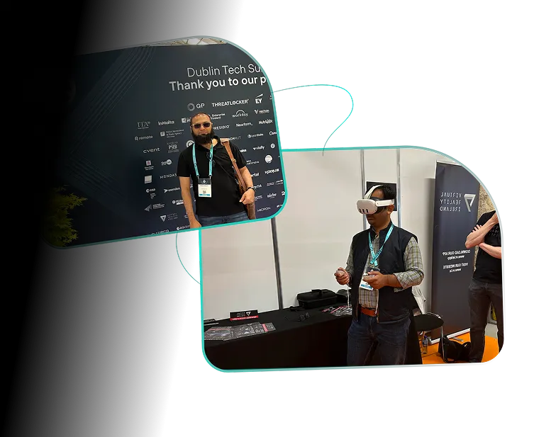 Phaedra Solutions team member at the Dublin Tech Summit