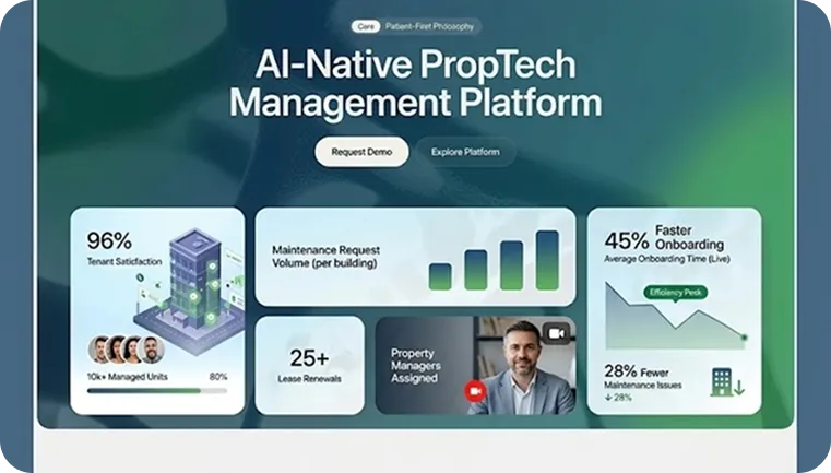 AI-native PropTech management platform case study by Phaedra Solutions